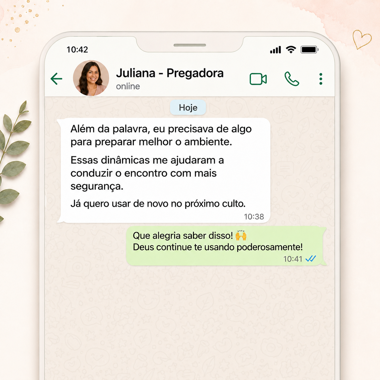Depoimento Juliana — Pregadora